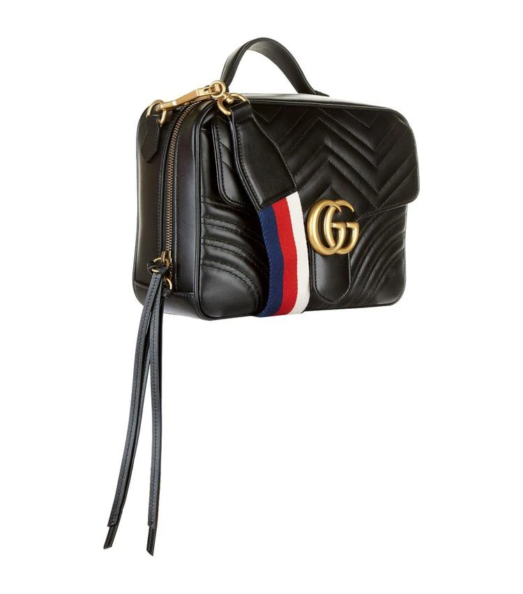 商品Gucci|Small Marmont Chevron Shoulder Bag,价格¥14603,第3张图片详细描述