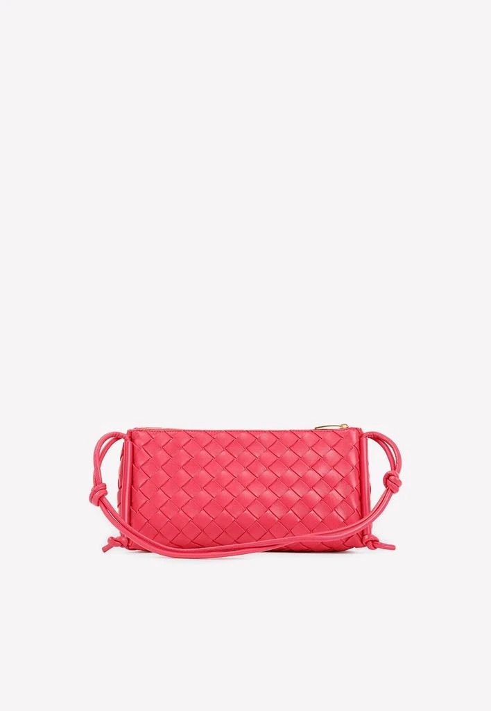 商品Bottega Veneta|Intrecciato Pouch Bag with Knotted Strap,价格¥10246,第3张图片详细描述