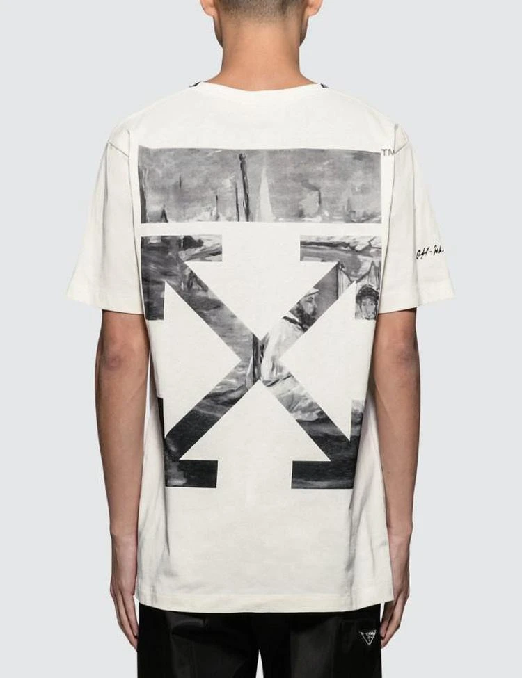 商品Off-White|男士 Newspaper S/S Slim 短袖,价格¥2100,第3张图片详细描述