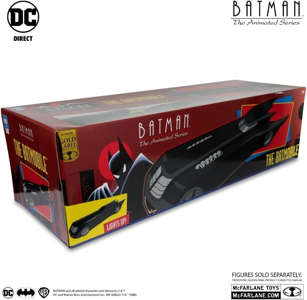 商品Batman The Animated Series 6" Action Figure Vehicle - Batmobile,价格¥1047,第1张图片