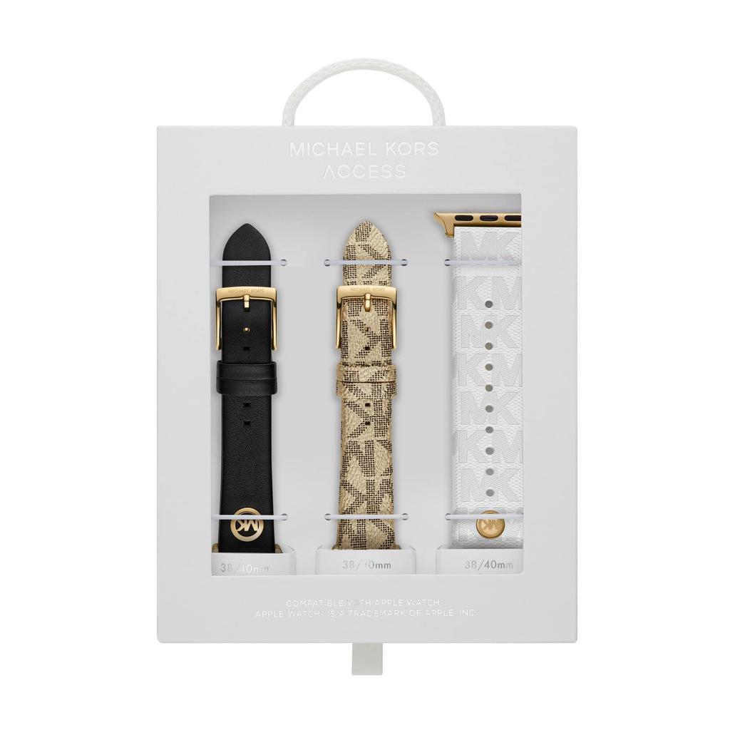 商品Michael Kors|38 mm/40 mm/41 mm Leather Apple Watch® Band Interchangeable Set,价格¥1871,第5张图片详细描述