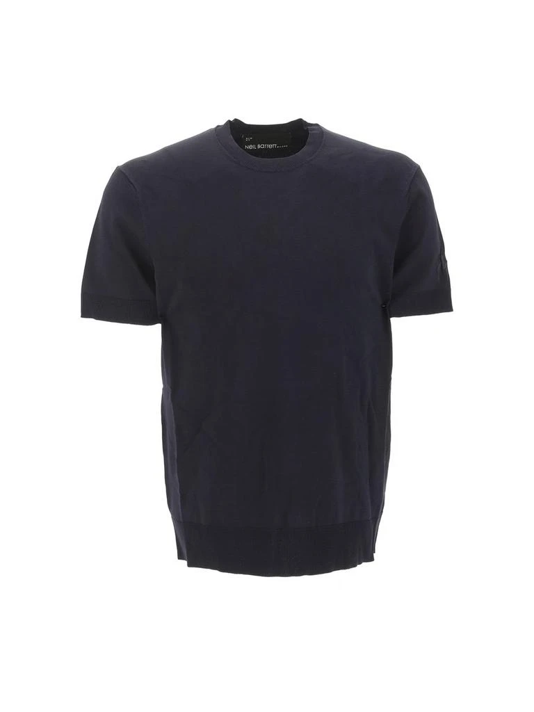 商品Neil Barrett|Neil Barrett Short Sleeved Crewneck T-Shirt,价格¥972,第1张图片