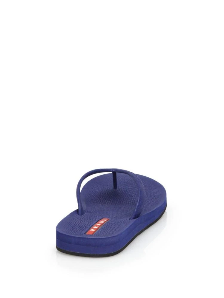 商品Prada|Saffiano Rubber Flip Flops,价格¥2174,第2张图片详细描述