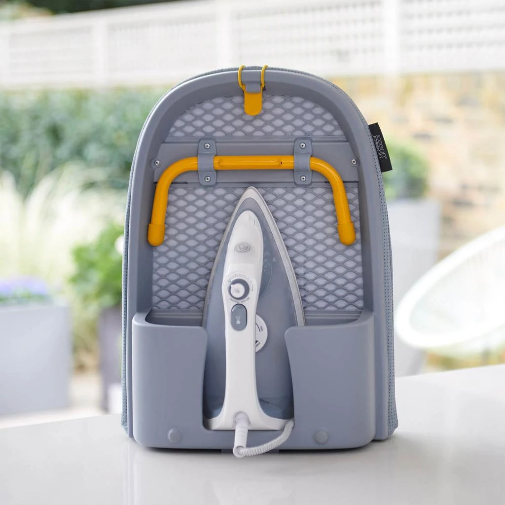 商品Joseph Joseph|Joseph Joseph Pocket Folding Table-Top Ironing Board - Grey/Yellow,价格¥728,第4张图片详细描述