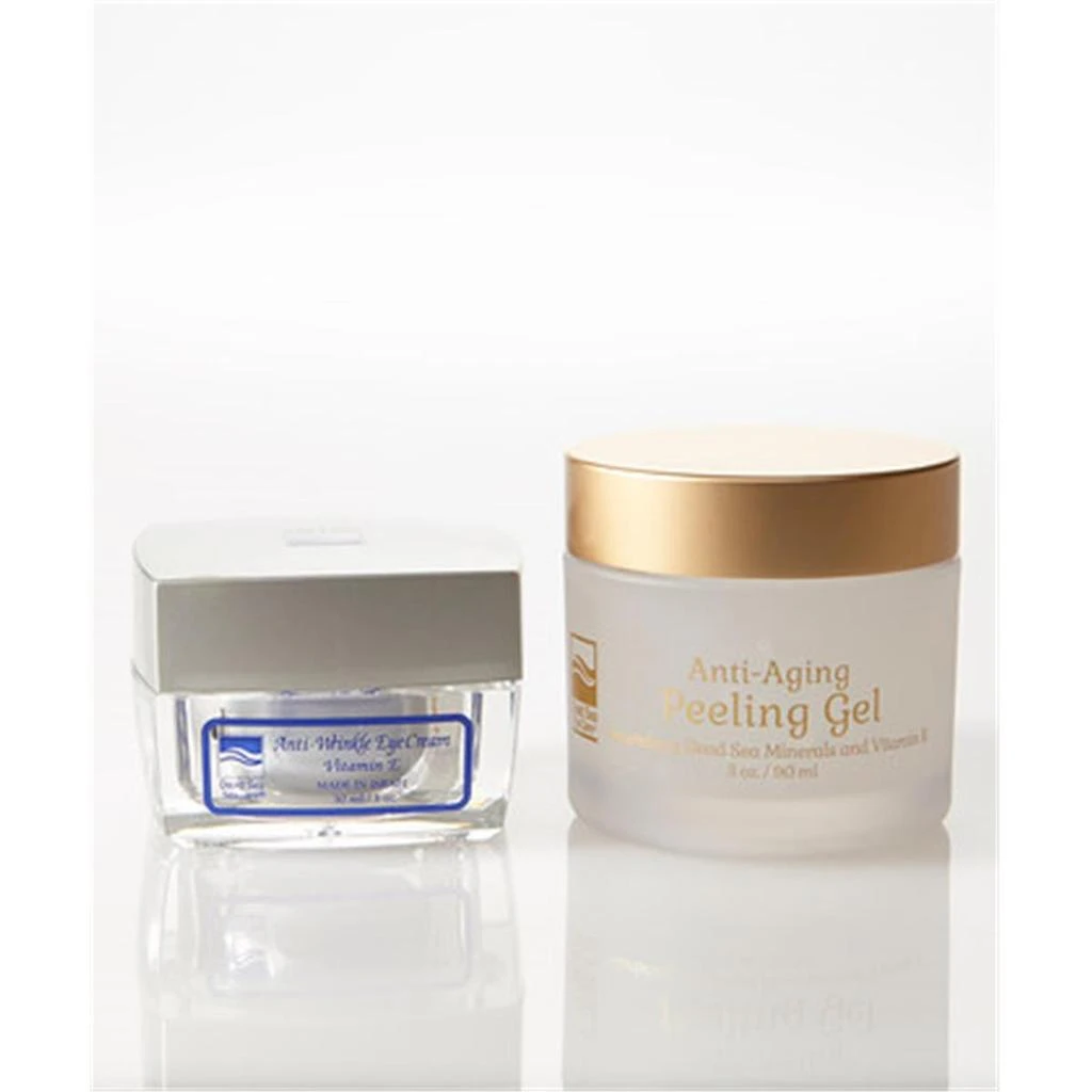 商品Dead Sea Spa Care|DeadSea-1021 1 oz Anti-Wrinkle Eye Cream, 3 oz New Anti-Aging Peeling Gel,价格¥328,第1张图片