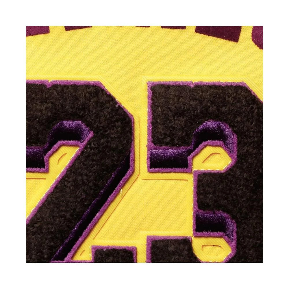 商品Pro Standard|Men's LeBron James Gold-Tone Los Angeles Lakers Team Player Shorts,价格¥661,第3张图片详细描述