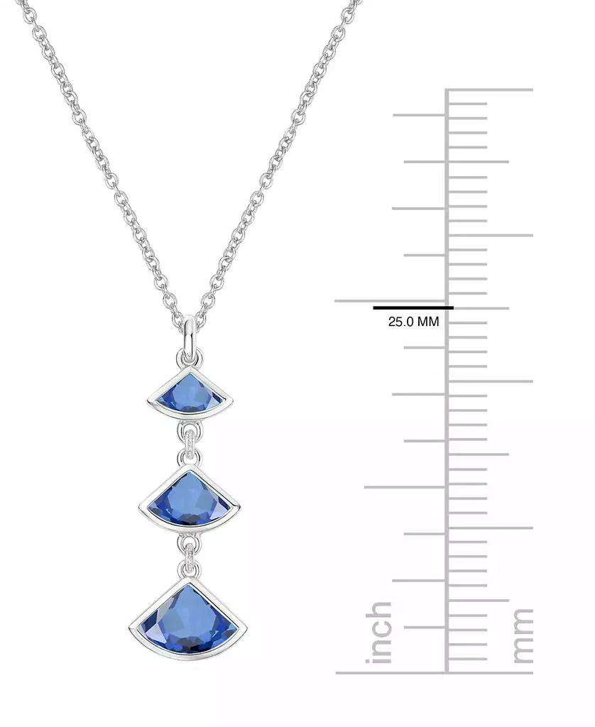 Lab-Grown Sapphire Pendant Necklace (1-1/5 ct. t.w.) in Sterling Silver 商品