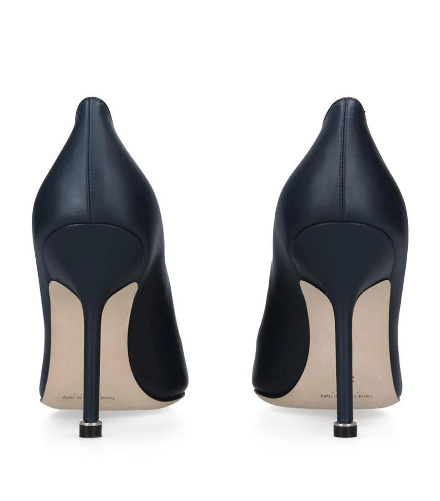 商品Manolo Blahnik|Leather Hangisi Pumps 105,价格¥9819,第2张图片详细描述