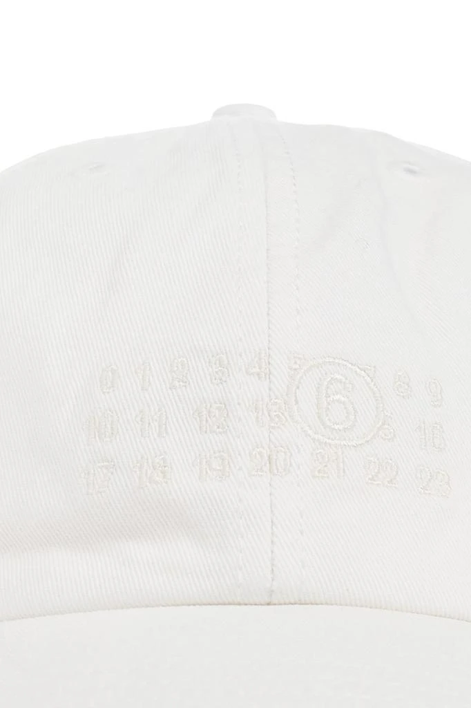 商品MM6|MM6 Maison Margiela Logo Embroidered Baseball Cap,价格¥2063,第3张图片详细描述
