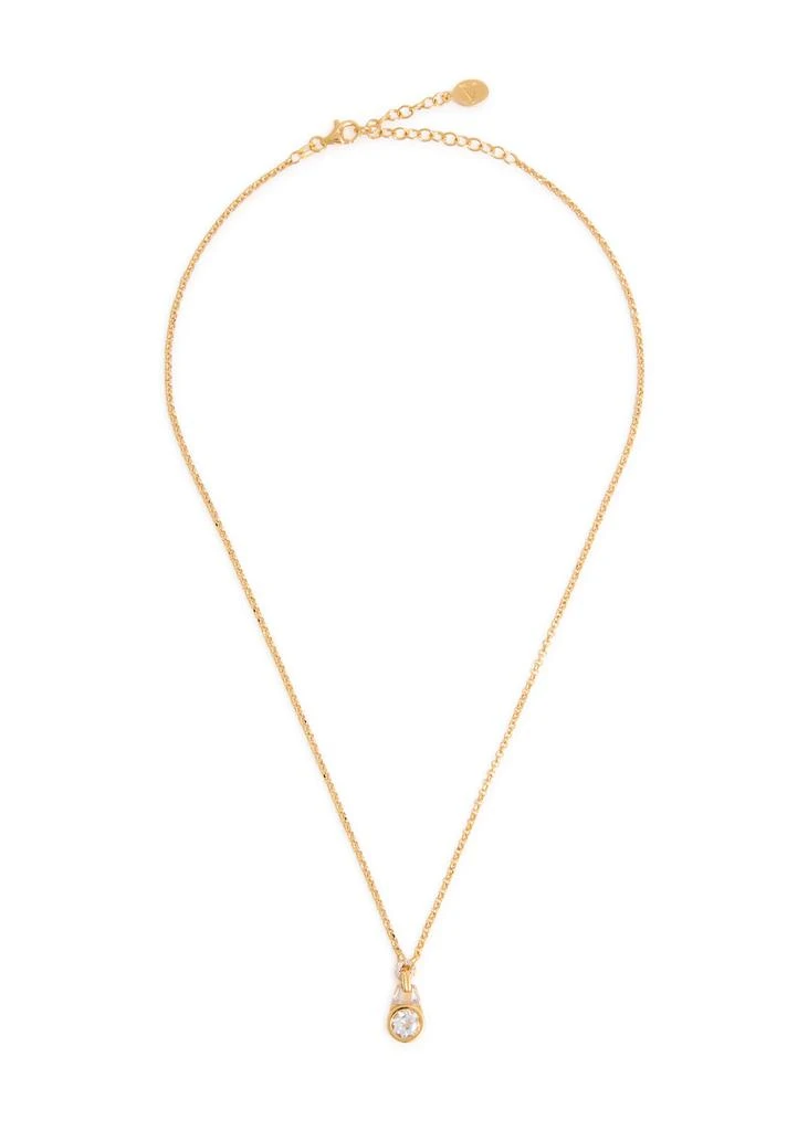 商品LAURA VANN|Olive 18kt gold vermeil necklace,价格¥2641,第3张图片详细描述