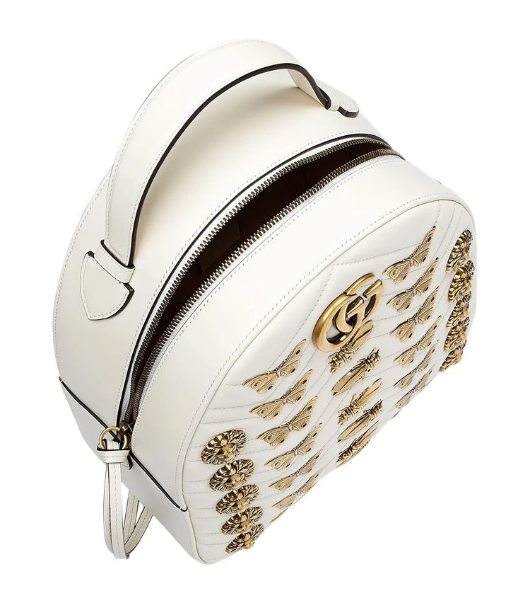 商品Gucci|Marmont Bug Chevron Backpack,价格¥18334,第4张图片详细描述