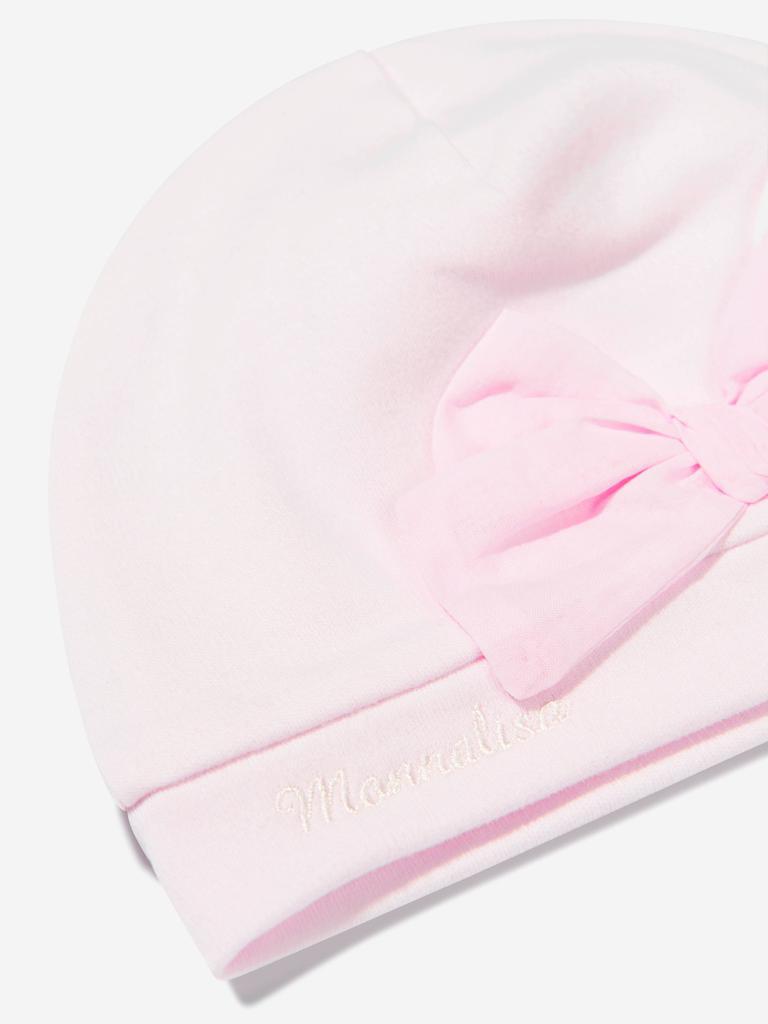 商品MONNALISA|Monnalisa Pink Baby Girls Bow Pull On Hat,价格¥348,第4张图片详细描述