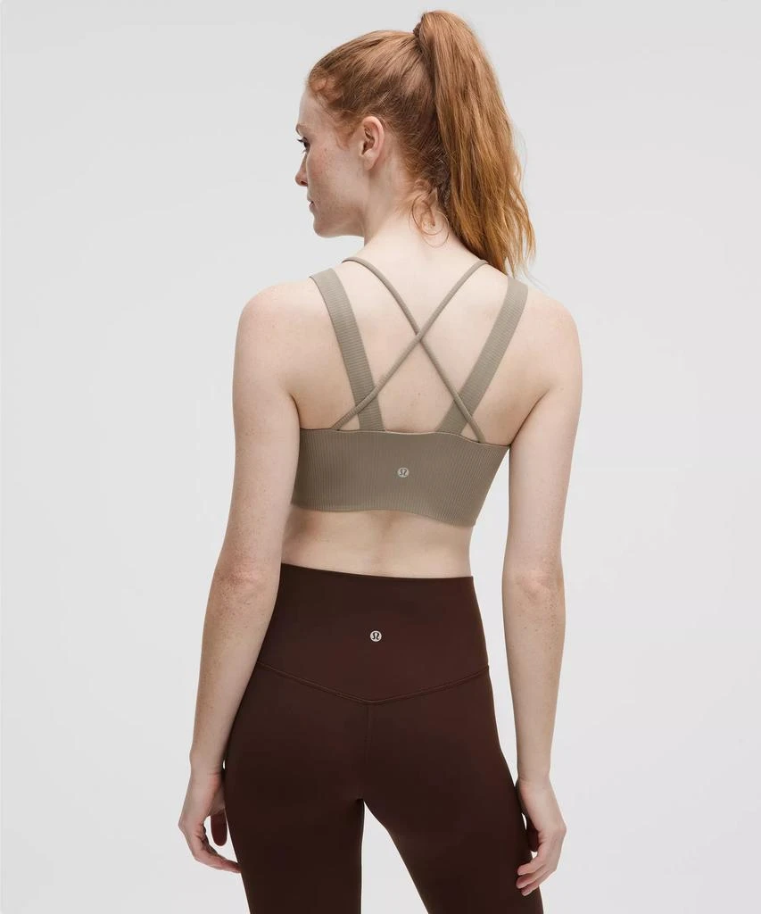 Like a Cloud Ribbed Longline Bra *Light Support, D/DD Cup 商品