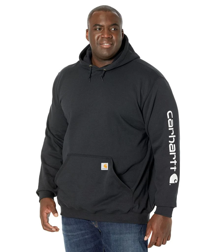 商品Carhartt|Big & Tall Midweight Signature Sleeve Logo Hooded Sweatshirt,价格¥443,第1张图片详细描述