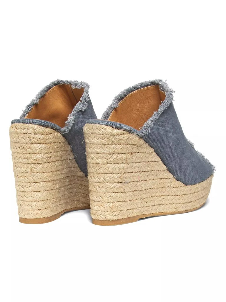 商品CASTAÑER|Fatima 95MM Canvas Wedge Espadrilles,价格¥1575,第3张图片详细描述