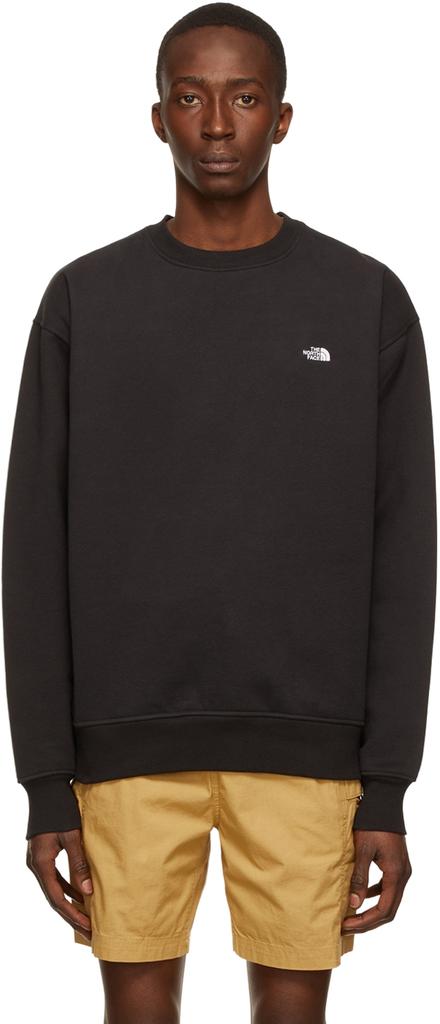 Black Cotton Sweatshirt商品第1张图片规格展示