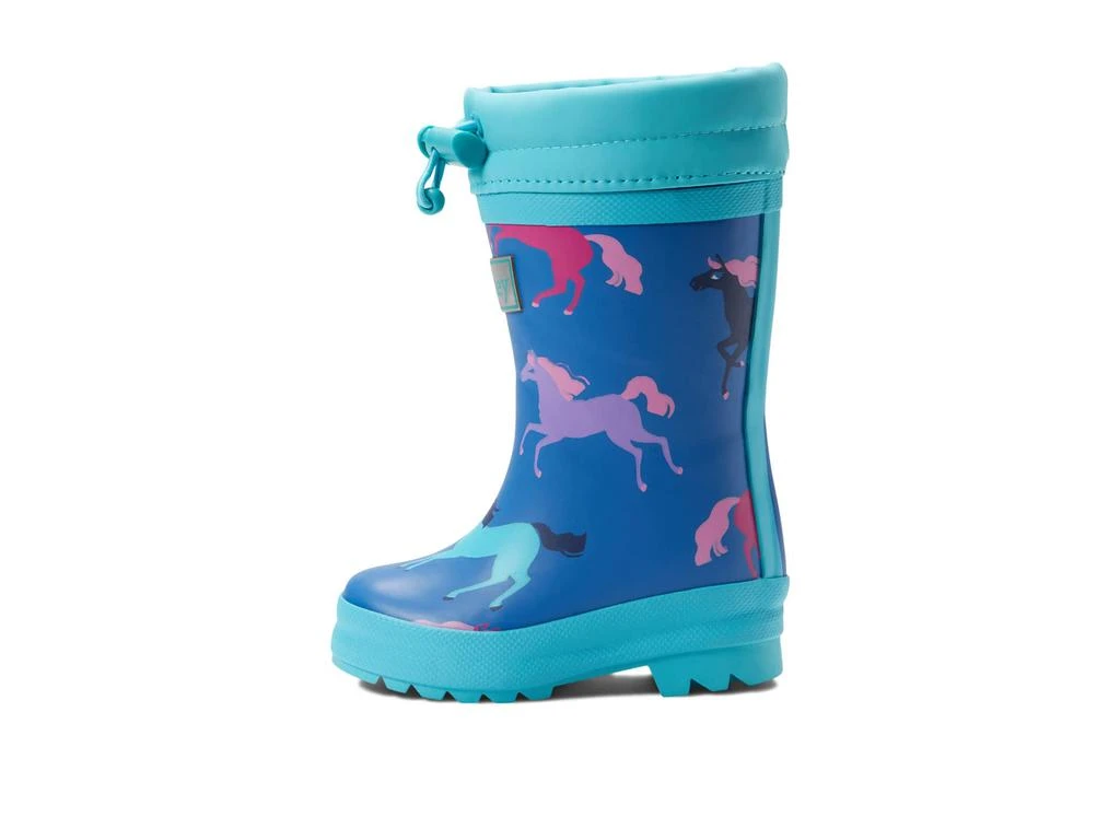 商品Hatley|Prancing Horses Sherpa Lined Rain Boots (Toddler/Little Kid/Big Kid)),价格¥349,第3张图片详细描述