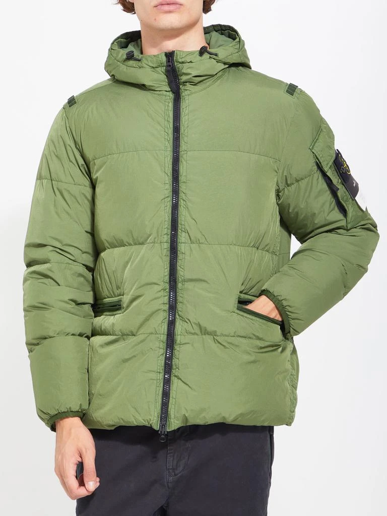 商品Stone Island|Military green down jacket,价格¥4552,第2张图片详细描述