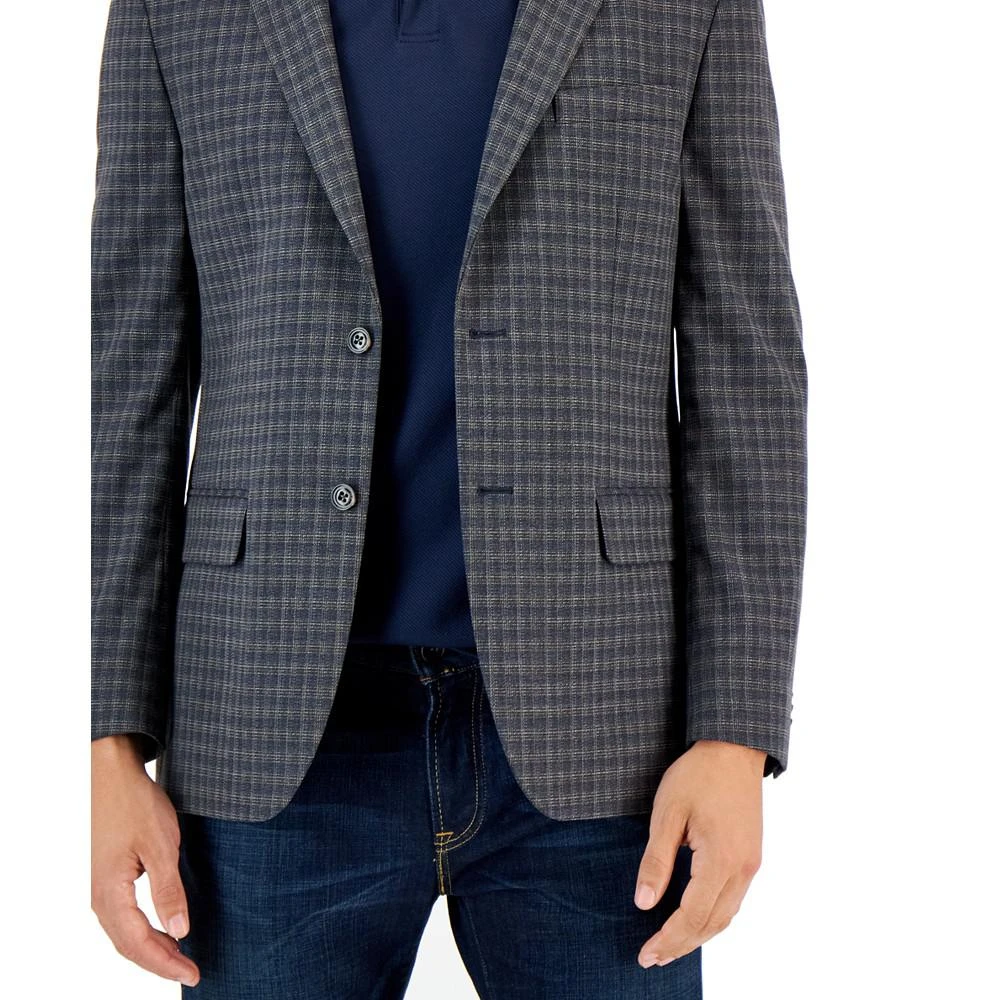 商品Tommy Hilfiger|Men's Modern-Fit Pattern Check Sport Coats,价格¥886,第4张图片详细描述