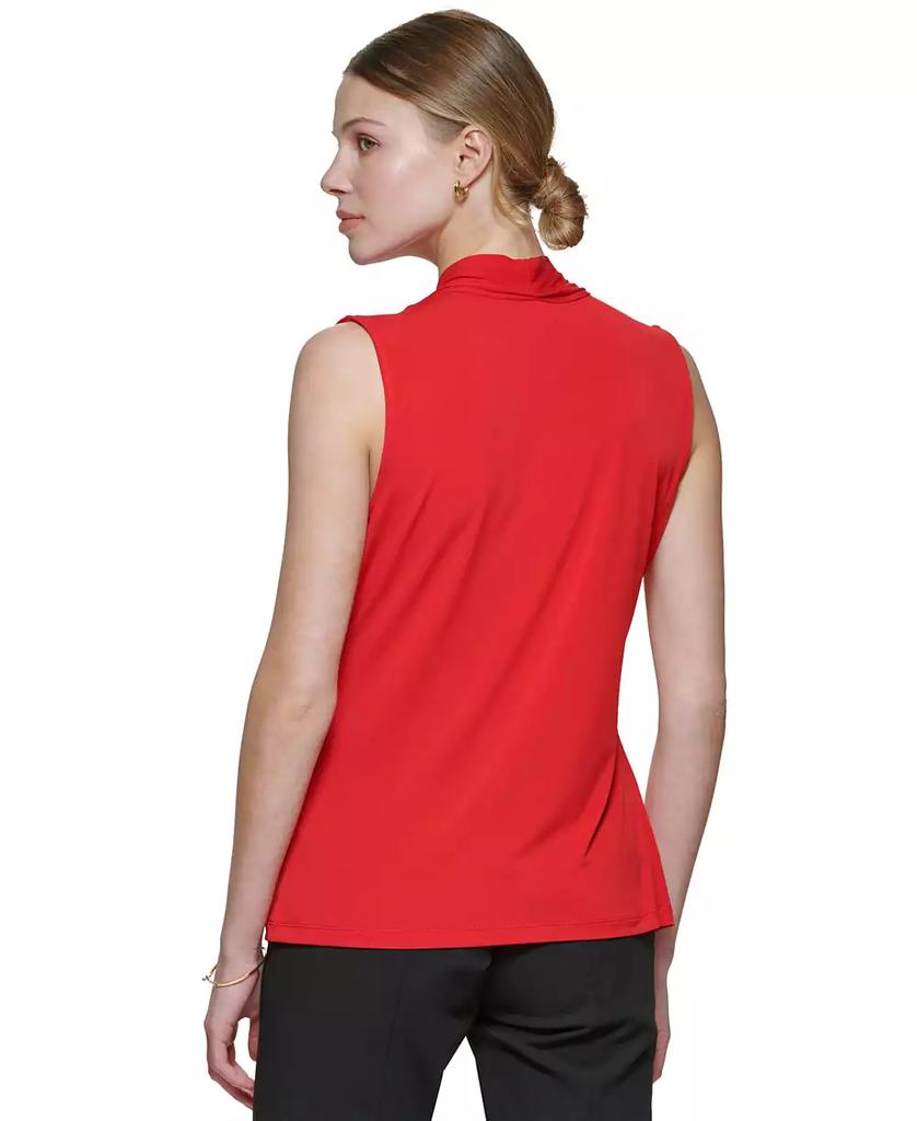 売れ筋商品|||カルバンクライン カットソー トップス レディース Plus Size Sleeveless V-Neck Top Light Sky Calvin Klein Plus Size V-Neck Top - Macy's