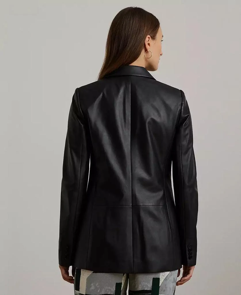 商品Ralph Lauren|Women's Nappa Leather Blazer,价格¥5946,第2张图片详细描述