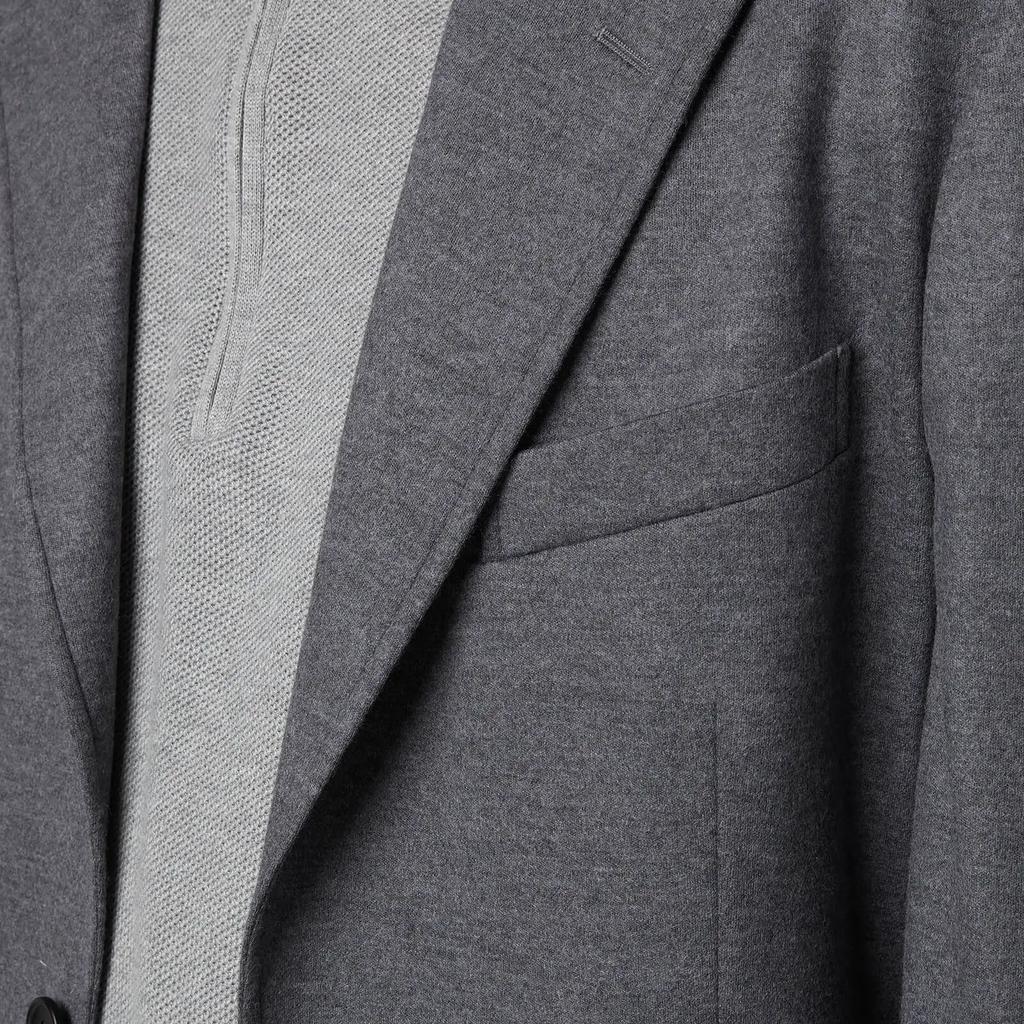 商品Lanvin|Lanvin Men's Single Breasted Deconstructed Jacket - Dark Grey,价格¥2556,第6张图片详细描述