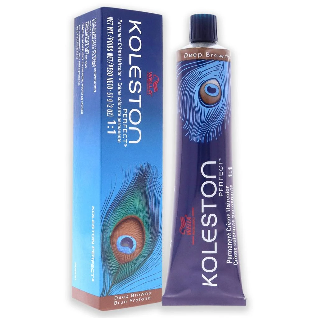 商品Wella|Koleston Perfect Permanent Creme Haircolor - 9 73 Very Light Blonde-Brown Gold For Unisex 2 oz Hair Color,价格¥131,第3张图片详细描述