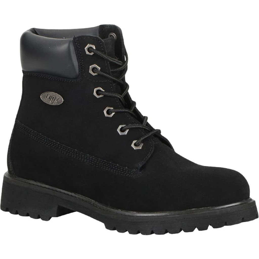 商品Lugz|Lugz Womens Convoy Faux Suede Lugged Sole Combat & Lace-up Boots,价格¥299,第1张图片