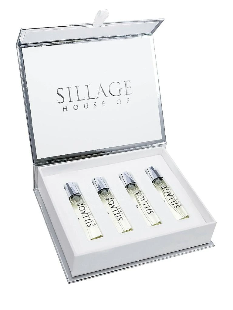 商品House of Sillage|Silver 4-Piece Holiday Travel Spray Refill Set,价格¥1006,第1张图片