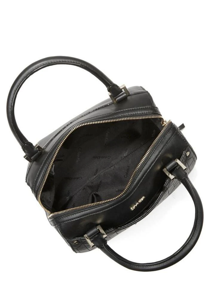 商品Calvin Klein|Quilted Leather Satchel,价格¥560,第3张图片详细描述