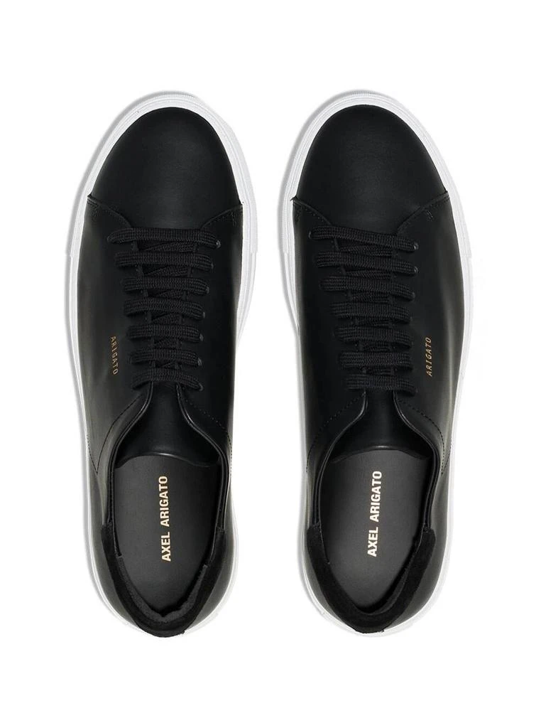 商品Axel Arigato|90 Clean Black Low Top Sneakers With Logo Lettering On The Side In Leather Man,价格¥2137,第4张图片详细描述
