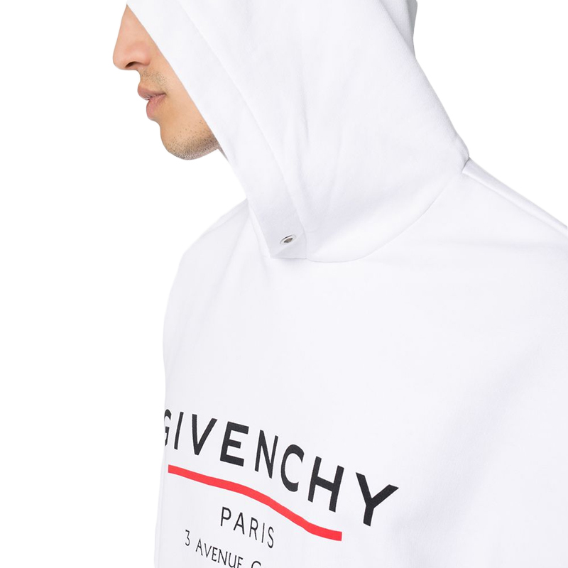 Givenchy 纪梵希 男士白色棉卫衣 BMJ05430AF-100商品第3张图片规格展示