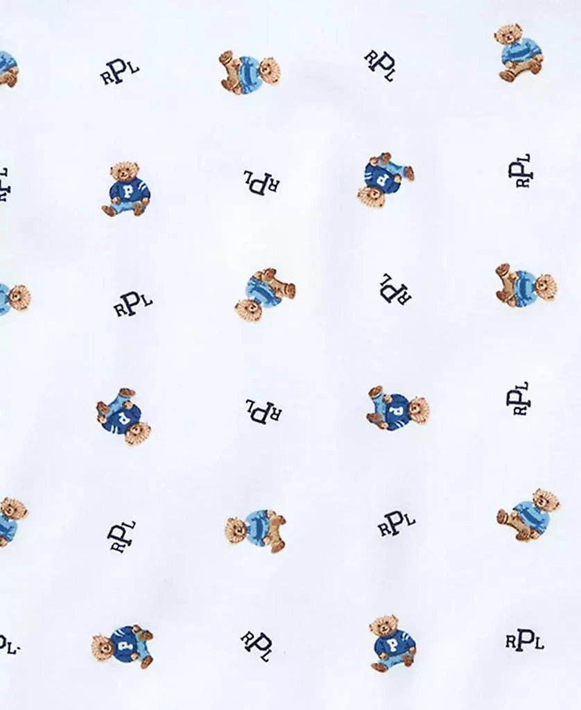 商品Ralph Lauren|Baby Boys Reversible Bear Cotton Blanket,价格¥342,第2张图片详细描述