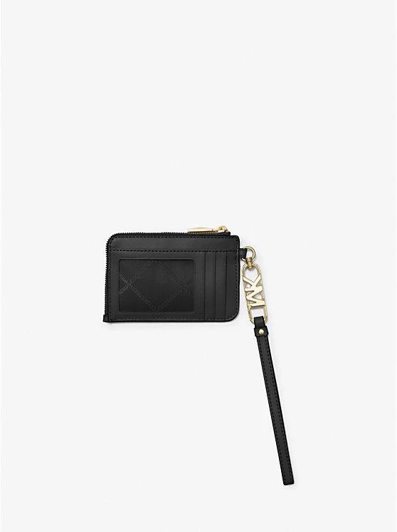 商品Michael Kors|Small Crocodile Embossed Leather Zip Card Case,价格¥388,第3张图片详细描述