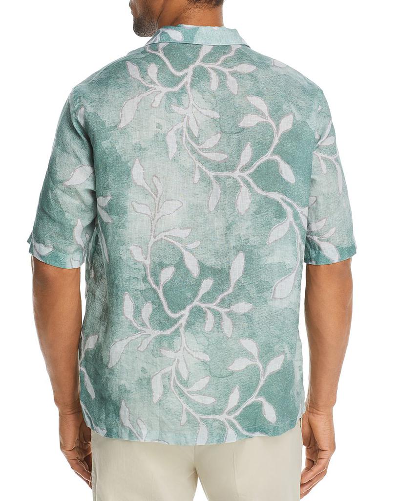 Lars Regular Fit Short Sleeve Tropical Print Shirt商品第2张图片规格展示