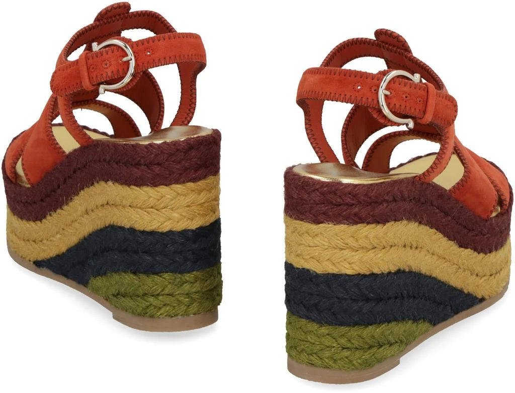 商品Salvatore Ferragamo|Jute Wedge Espadrilles,价格¥3837,第4张图片详细描述