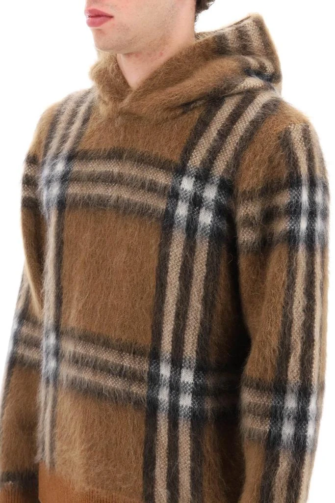 商品Burberry|Burberry mohair and wool blend pullover featuring jacquard tartan,价格¥8358,第4张图片详细描述