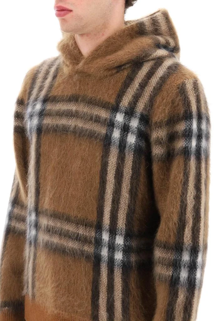 商品Burberry|Burberry mohair and wool blend pullover featuring jacquard tartan,价格¥8500,第4张图片详细描述