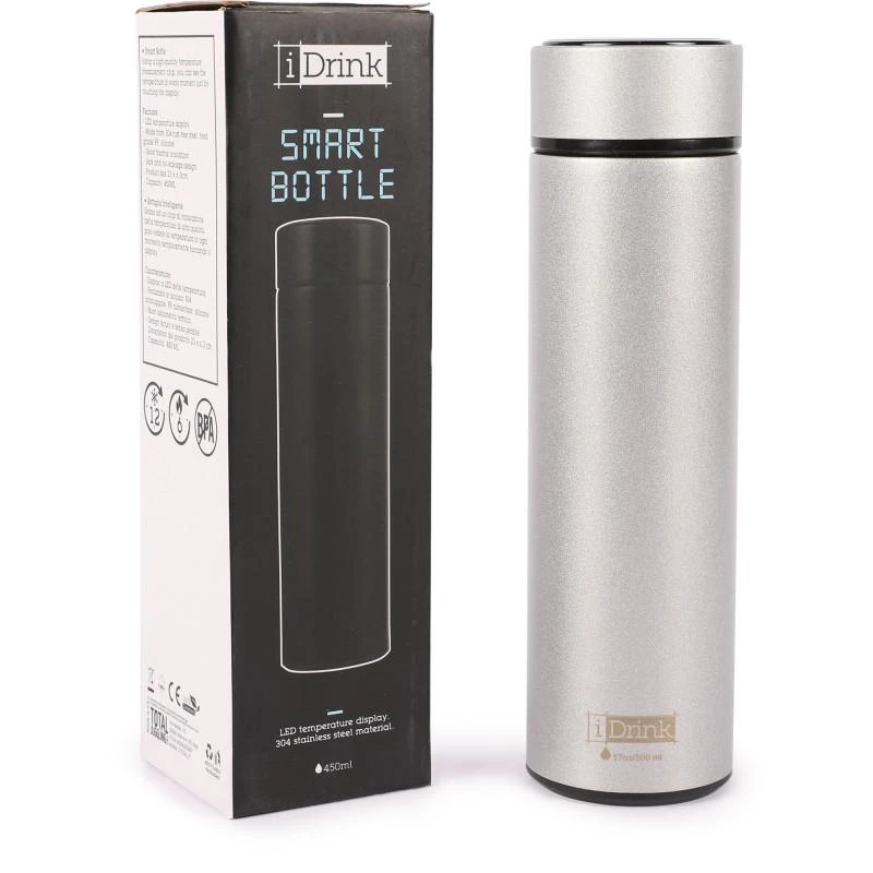 商品iDrink|Smart thermal bottle in silver,价格¥560,第1张图片