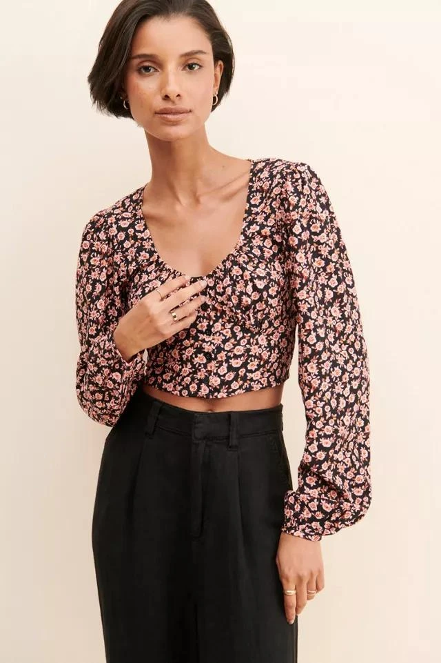 商品Motel|Motel Glaro Floral Blouse,价格¥150,第1张图片