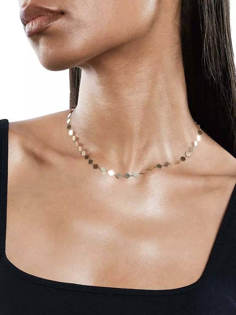 商品LANA|14K Yellow Gold Kite Chain Necklace,价格¥6472,第2张图片详细描述