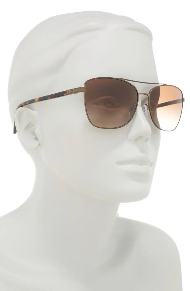 商品Michael Kors|59mm Pilot Sunglasses,价格¥413,第3张图片详细描述