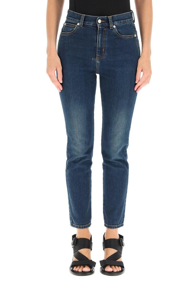Alexander mcqueen cropped skinny jeans商品第2张图片规格展示