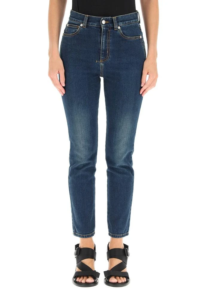 商品Alexander McQueen|Alexander mcqueen cropped skinny jeans,价格¥2332,第2张图片详细描述