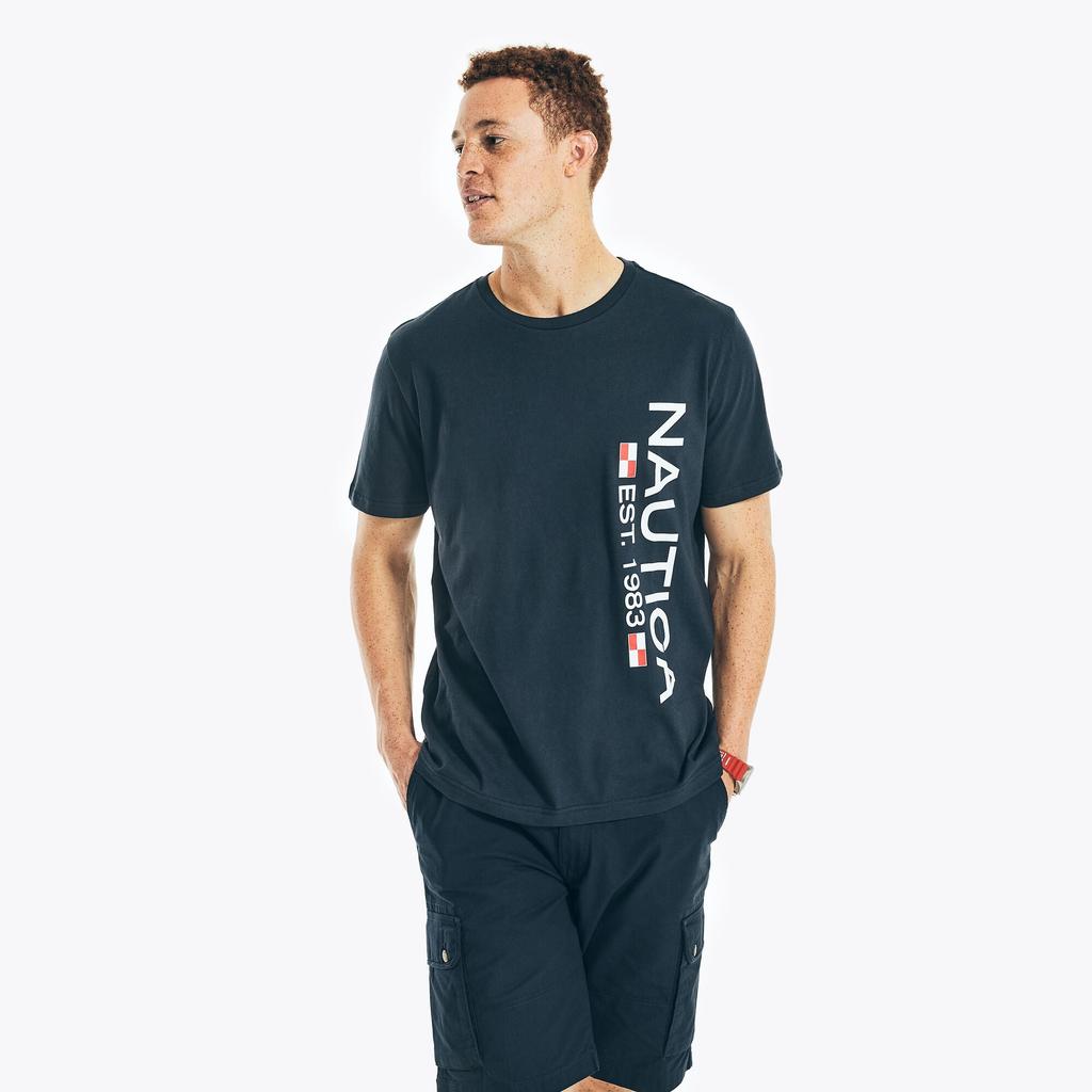 Nautica Mens Logo Sleep T-Shirt商品第2张图片规格展示