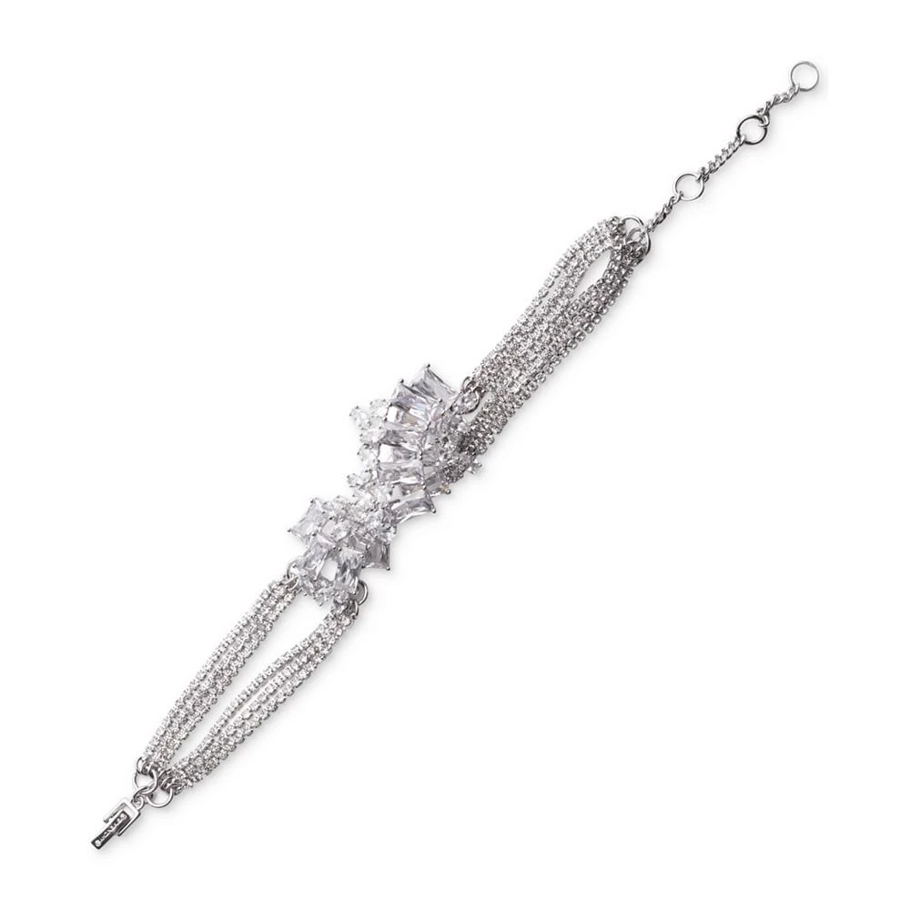 商品Givenchy|Silver-Tone Crystal Cluster Multirow Flex Bracelet,价格¥659,第1张图片