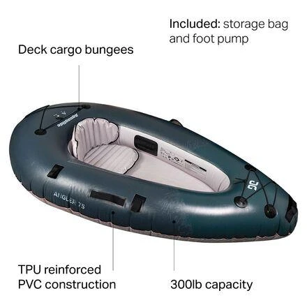 商品Aquaglide|Backwoods Angler 75 Inflatable Kayak,价格¥3106,第3张图片详细描述