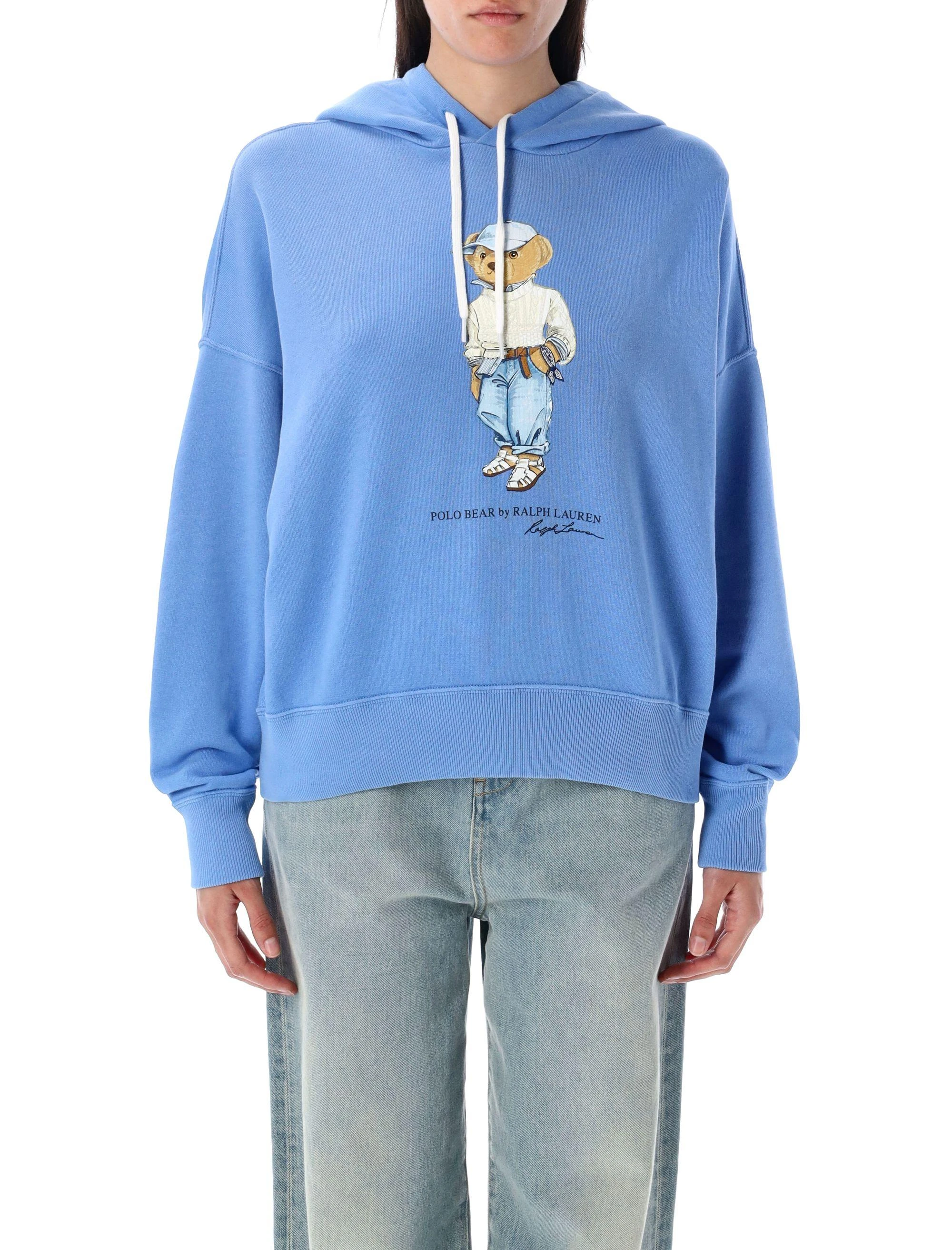 商品【商品预售7天】 Ralph Lauren|Ralph Lauren 女士卫衣 211965110001 蓝色,价格¥1828,第1张图片