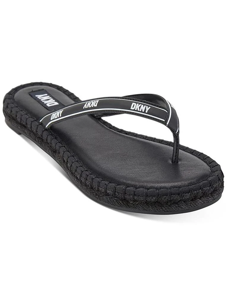 商品DKNY|Tabatha Womens Logo Thong Flip-Flops,价格¥200,第4张图片详细描述