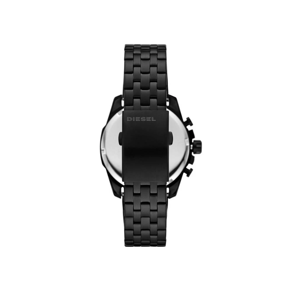 商品Diesel|Men's Baby Chief Chronograph Black Stainless Steel Bracelet Watch 43mm,价格¥1507,第2张图片详细描述